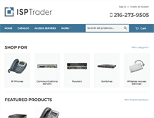 Tablet Screenshot of isptrader.com